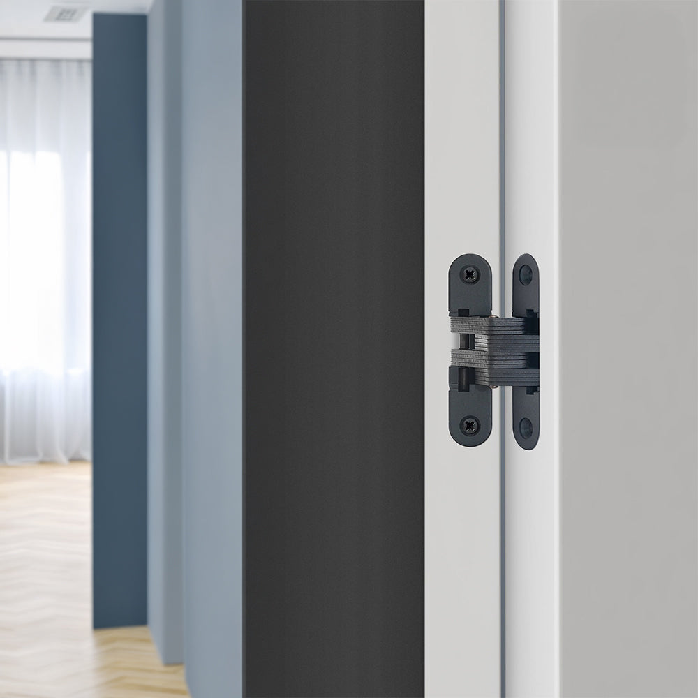 Bisagra oculta negro mate