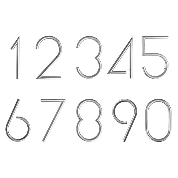 Numeros inox de barra