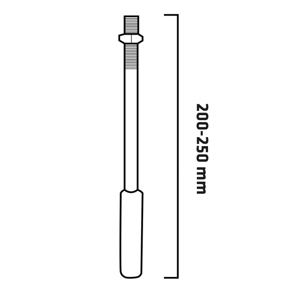 Pasador ajustable de maroma