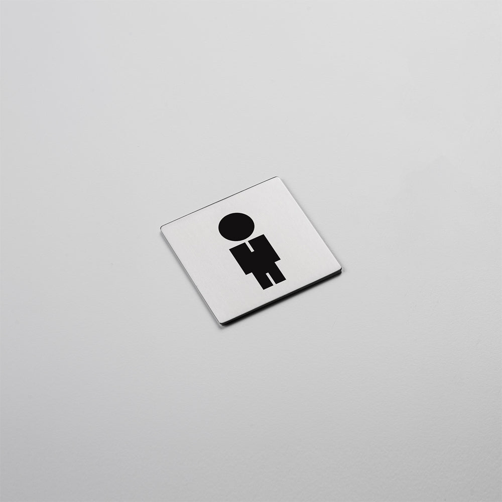 Placa "Hombre"