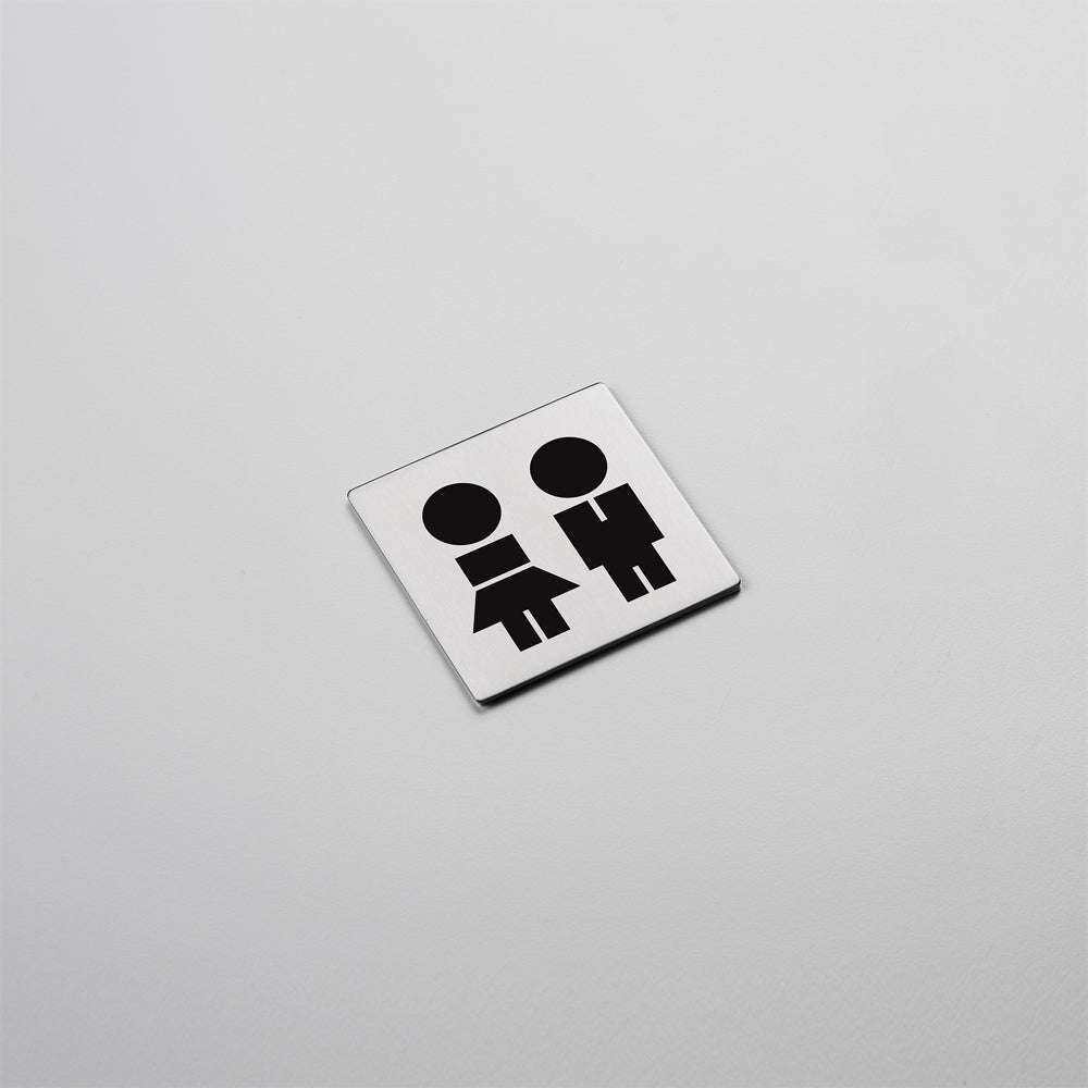 Placa "Hombre y Mujer"