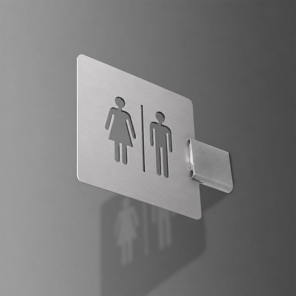 Placa "Hombre y Mujer"