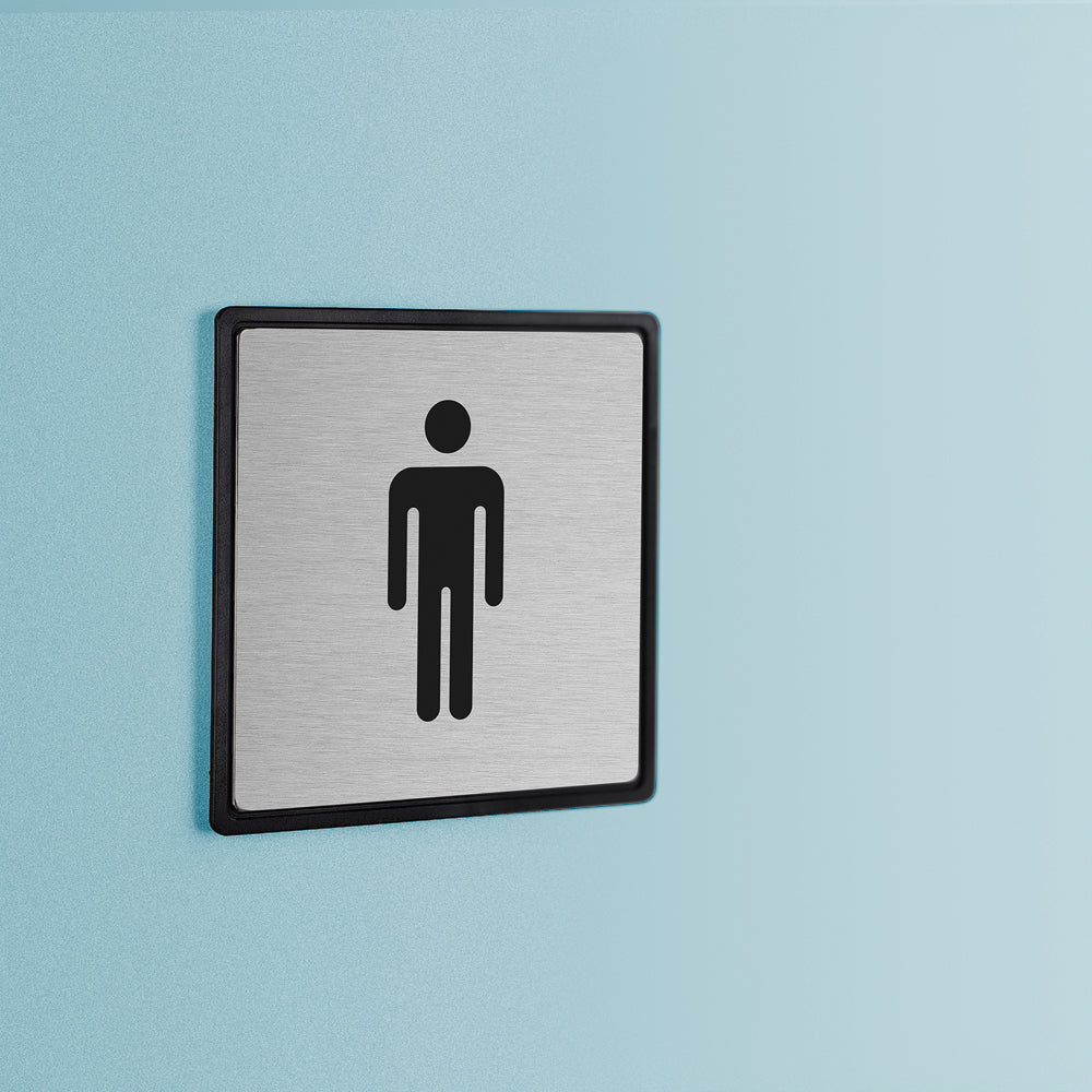 Placa "Hombre" ABS