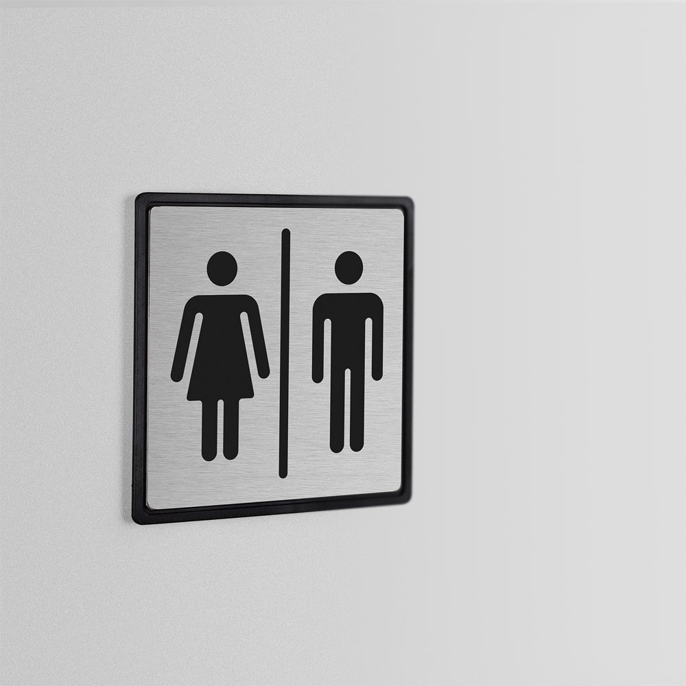 Placa "Hombre y Mujer" ABS