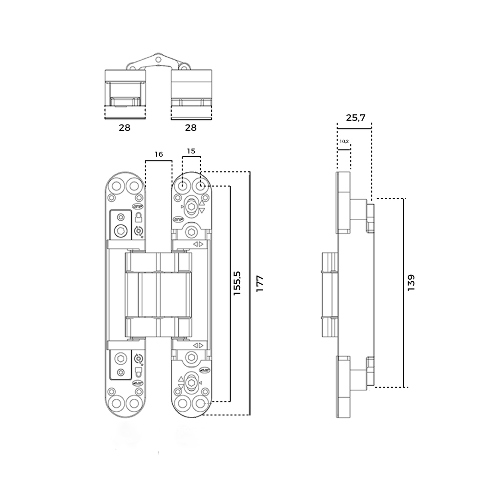 Bisagra Coplan IN.05.062 – Herrajes Bulnes
