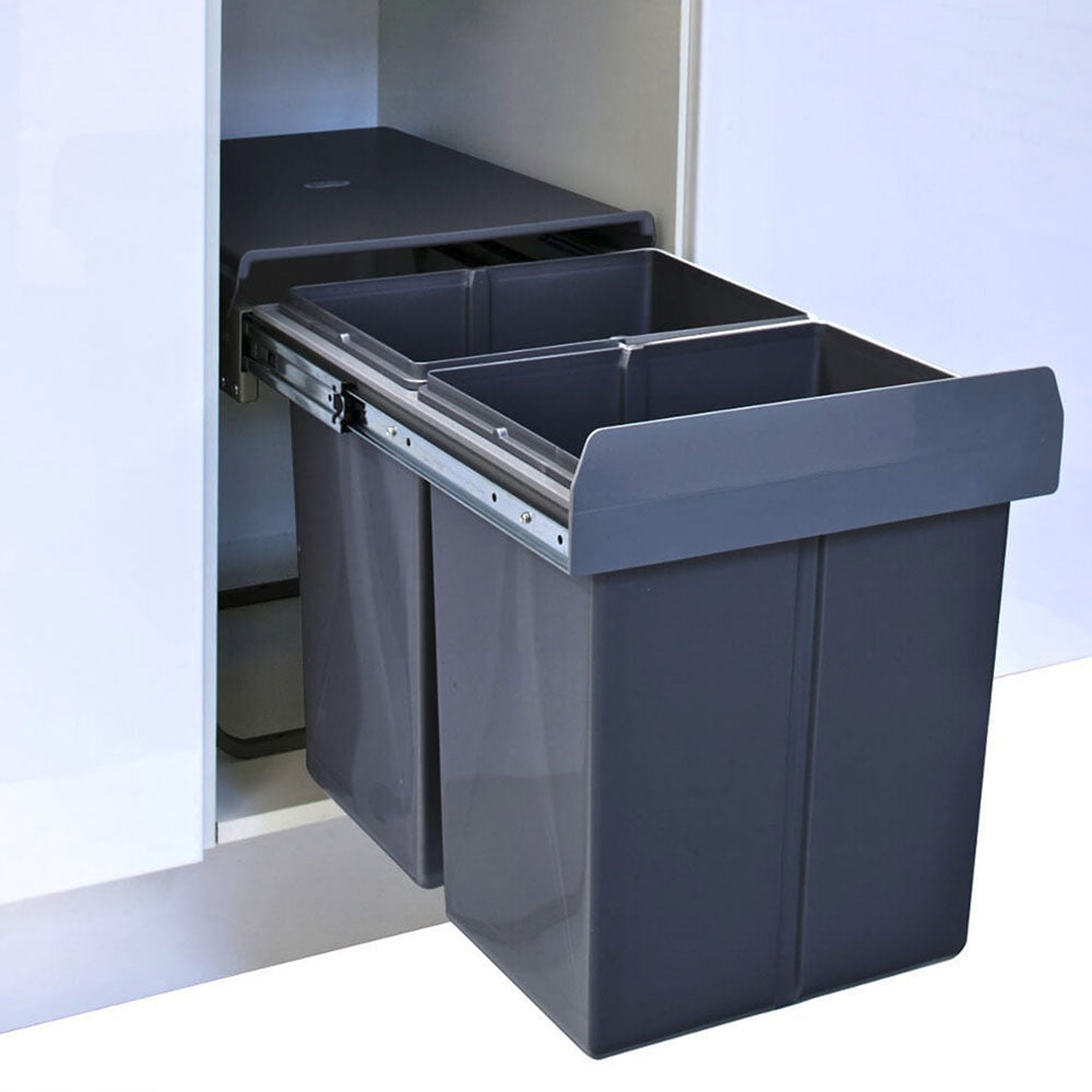 Basurero extraíble doble 20L