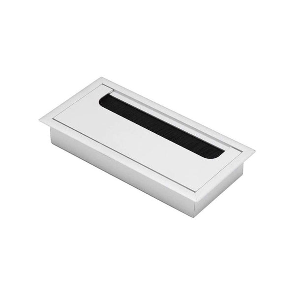 Pasacables rectangular con cepillo