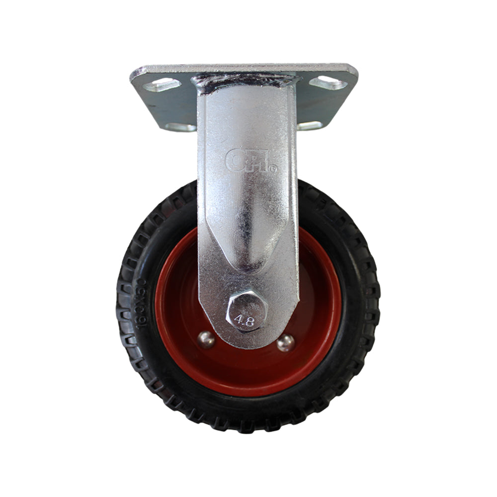Rodaja industrial roja de doble balero
