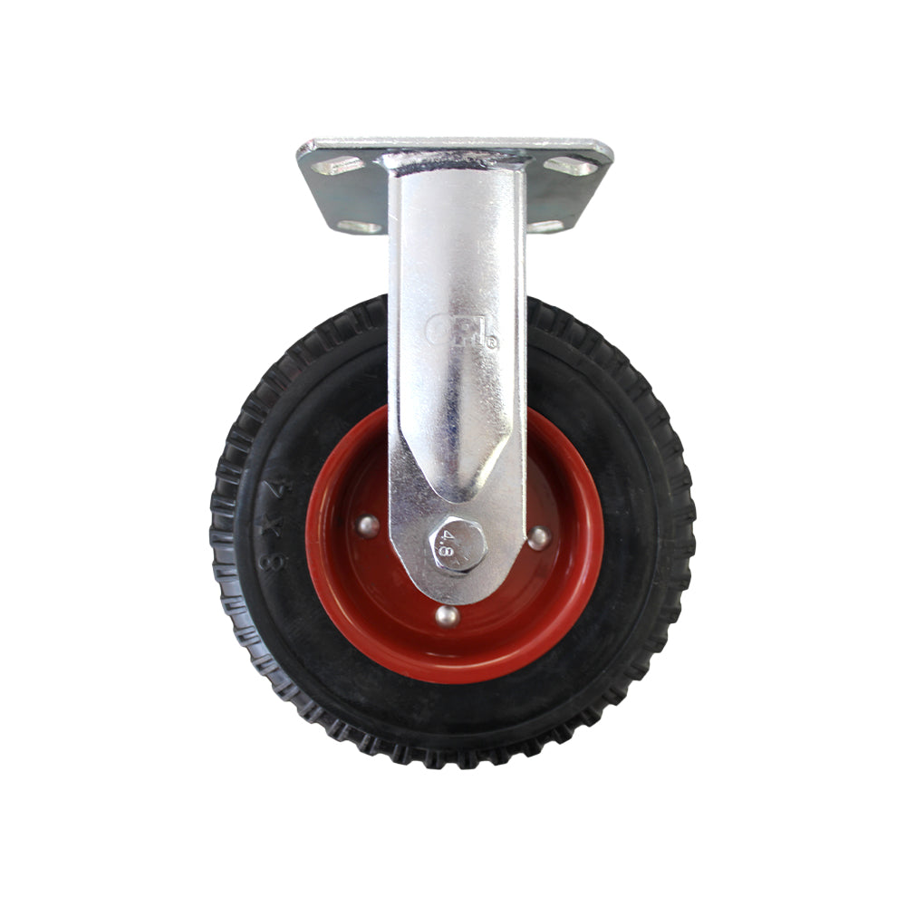 Rodaja industrial roja de doble balero