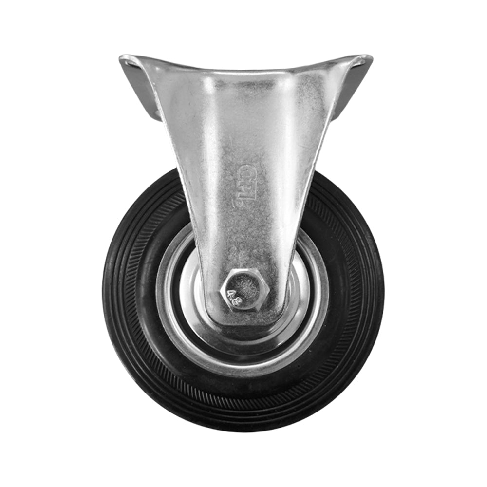 Rodaja industrial con rueda de hule