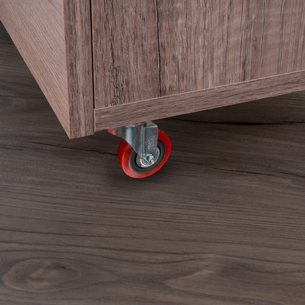 Rodaja roja giratoria